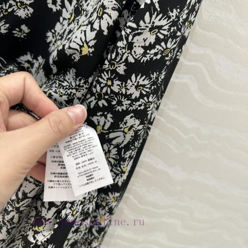 ️️ High Intelligence Dressing AC76957 Bu Small Daisy Printed Silk Shirt Heavyweight Moomi 100% jjy4m2ju - Image 9