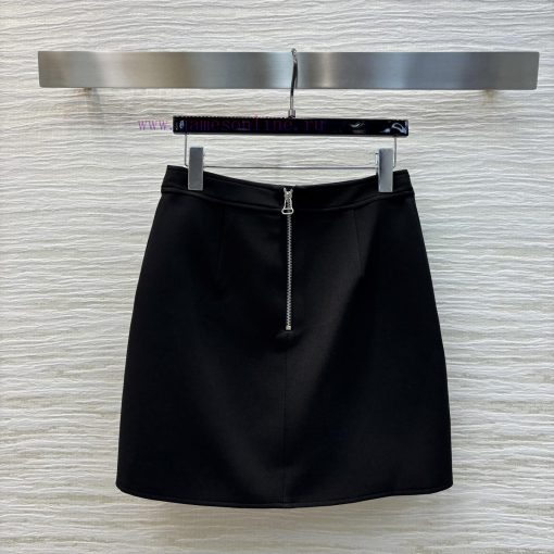 CB76967 Louis Vuitton 25 Spring/Summer Logo Gold Buckle Decorative A-line Half Skirt Elegant An nq7tckoz - Image 9