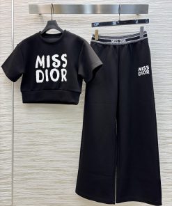 CT76969 Dior 25 Early Spring New Collection Letter Logo Printed Fashion Casual Set Short Short cfig59va