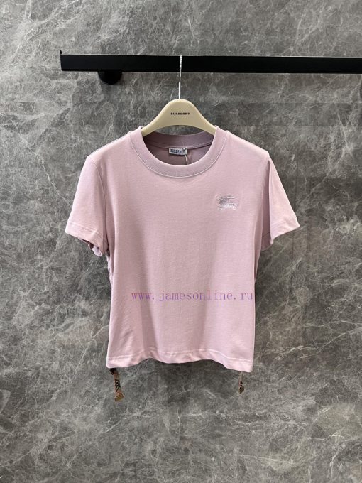 ZT60871 Burberry 25Ss Spring/Summer New Collection Waist Drawstring Grid Decorative Cotton Roun y91xcdha