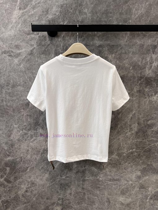 ZT60871 Burberry 25Ss Spring/Summer New Collection Waist Drawstring Grid Decorative Cotton Roun lz4yel69 - Image 3