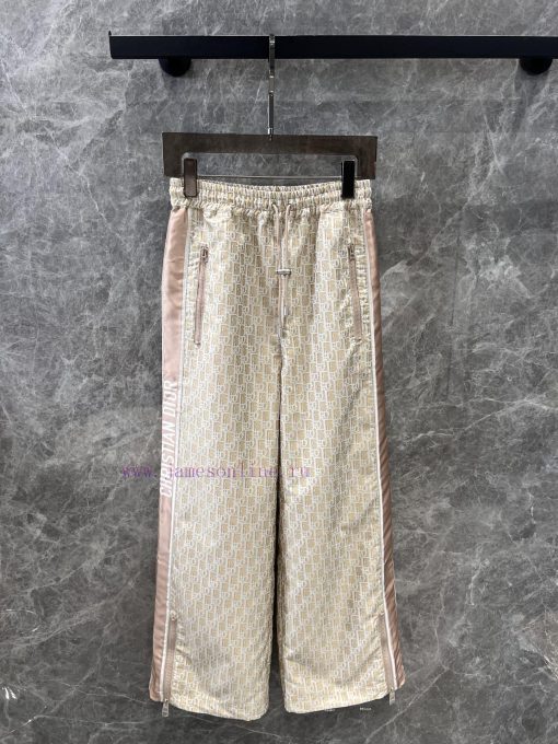 ZK60873 Dior 25Ss Early Spring New Pattern Jacquard Drawstring Wide Leg Pants | YB Developed Lo 5glwcm04