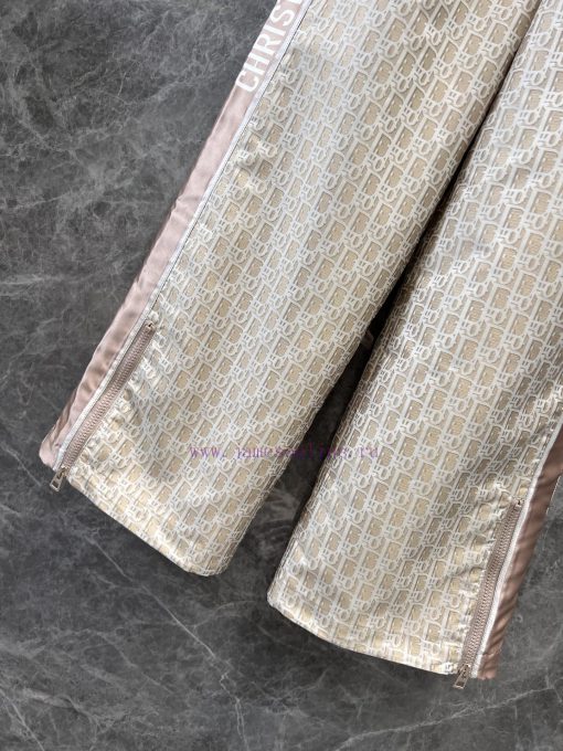 ZK60873 Dior 25Ss Early Spring New Pattern Jacquard Drawstring Wide Leg Pants | YB Developed Lo 5glwcm04 - Image 7