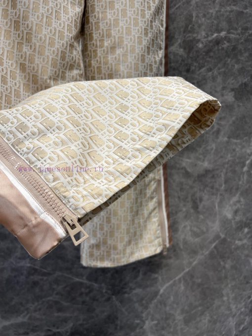 ZK60873 Dior 25Ss Early Spring New Pattern Jacquard Drawstring Wide Leg Pants | YB Developed Lo 5glwcm04 - Image 8