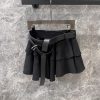 ZB60876 Loewe 25Ss Spring/Summer New Mid Low Waist Double Layered Ruffle Edge Short Mini Skirt 84td514w
