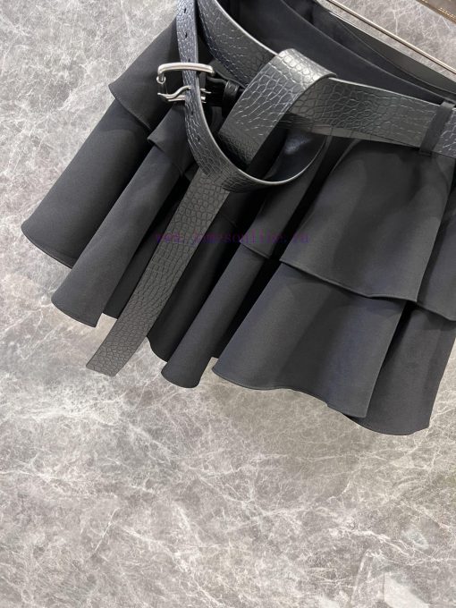 ZB60876 Loewe 25Ss Spring/Summer New Mid Low Waist Double Layered Ruffle Edge Short Mini Skirt 84td514w - Image 7