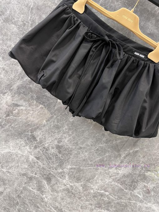 ZB60879 Miumi * 25Ss Spring/Summer New Micro Label Puffered Flower Bud Half Skirt | Produced Wi sv9c4jmq - Image 8