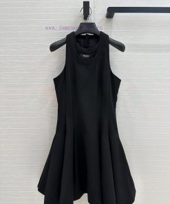 High End Quality 🤞 BL76982 Ba * M * 25ss New Product Wang Xinling's Sleeveless Dress With Doubl g7m9lyvp