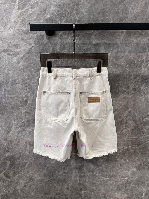 ZK60881 Maison Margiel * 25Ss New Commuter Five Meter White Jeans Shorts For Spring And Summer wgvr4bg5 - Image 3