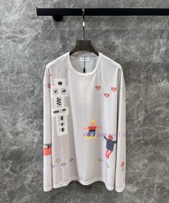 ZT60886 SHORTSENTENCE 25Ss Spring/Summer New Collection Summer Dopamine Imitation Sweater Print xagaz8di