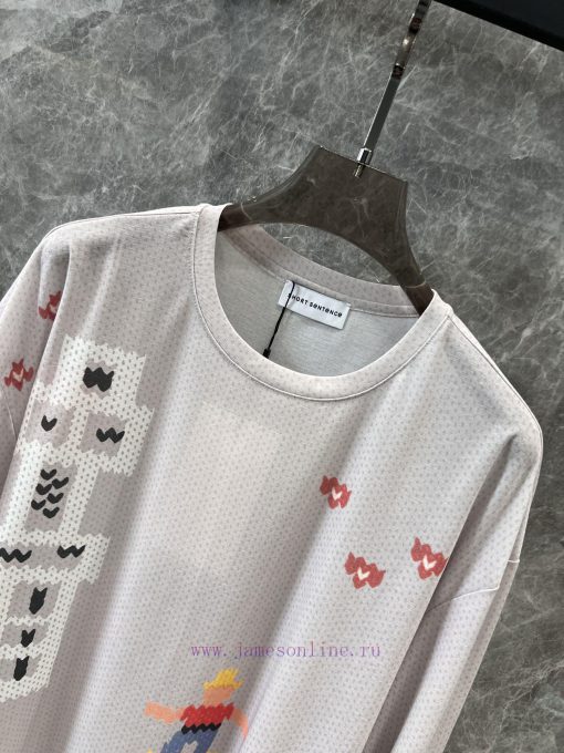 ZT60886 SHORTSENTENCE 25Ss Spring/Summer New Collection Summer Dopamine Imitation Sweater Print xagaz8di - Image 4