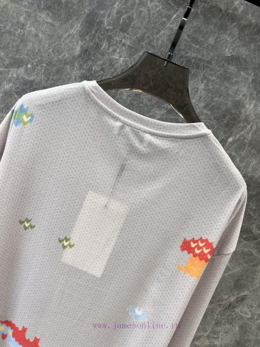 ZT60886 SHORTSENTENCE 25Ss Spring/Summer New Collection Summer Dopamine Imitation Sweater Print xagaz8di - Image 5