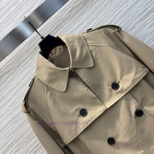 CW76995 Dior 25 New Style Long Patchwork Leather Waist Windbreaker Jacket Bold And Unique Doubl 6utpjppb - Image 6