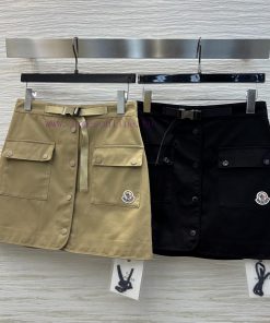 CB77010 Mo Home 25 Early Spring New Style Buckle Functional Button Half Skirt A-line Version Ea vbhocuqe