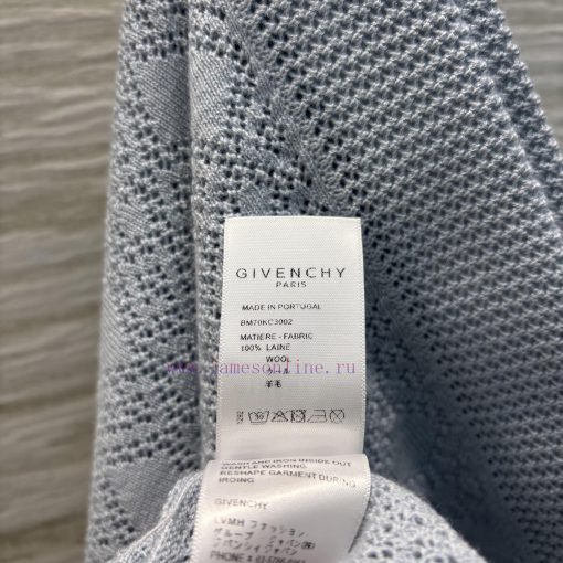 CB77017 Givenchy 25 Early Spring New Item Diamond Jacquard Knitted Fish Tail Half Skirt Made Of 3rla1s8d - Image 10
