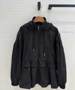 Strongly Recommend BW77029 Moni * 25 Spring/summer New Lightweight Nylon Hooded Jacket With Ple lrujfiyw