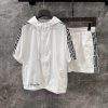ZT60889 Dior 25Ss Spring/Summer New Hooded Jacket And Shorts Set | Made Of Imported Recycled Ny sh7cw221