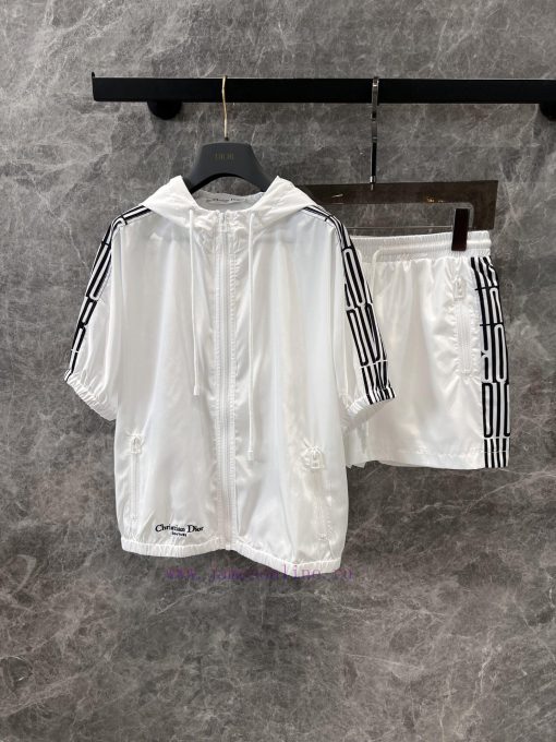ZT60889 Dior 25Ss Spring/Summer New Hooded Jacket And Shorts Set | Made Of Imported Recycled Ny sh7cw221