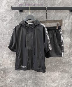 ZT60889 Dior 25Ss Spring/Summer New Hooded Jacket And Shorts Set | Made Of Imported Recycled Ny jvs9i813