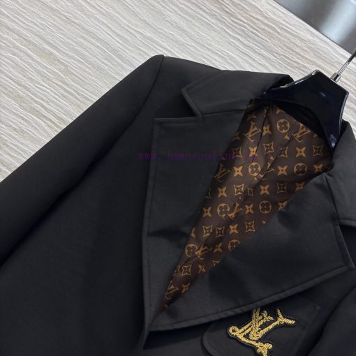 CW77066 Louis Vuitton 25 Early Spring New Collection Solid Color Slim Fit Suit Jacket With Stun qmznutld - Image 4