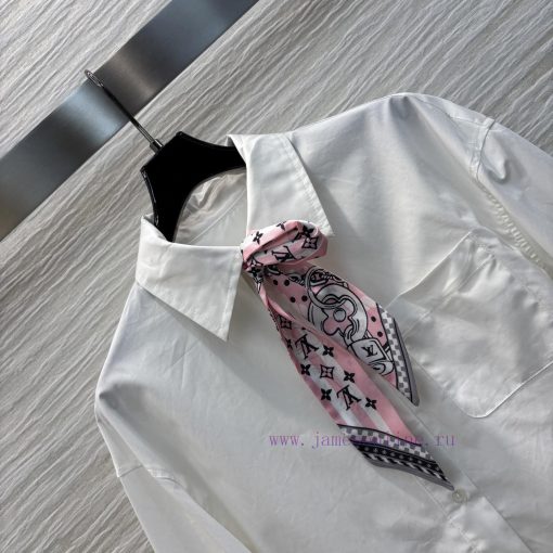 CC77071 Louis Vuitton 25 Early Spring New Collection Featuring A Short Shirt With Lace Edge Sti s59fccyt - Image 5