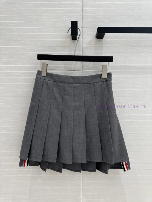 Strongly Recommend BB77075 Tho * B 25ss New Product Classic College Style Pleated Short Skirt W bzift7pa