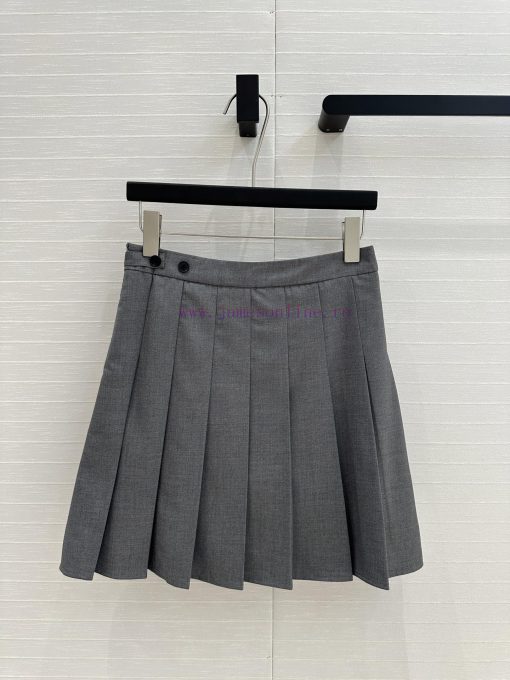 Strongly Recommend BB77075 Tho * B 25ss New Product Classic College Style Pleated Short Skirt W bzift7pa - Image 9