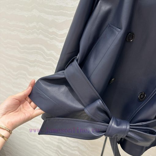 High End AW76179 MR Tyrande College Style Wear Customized Navy Blue Leather Lapel Outline Motor fpau4b30 - Image 6