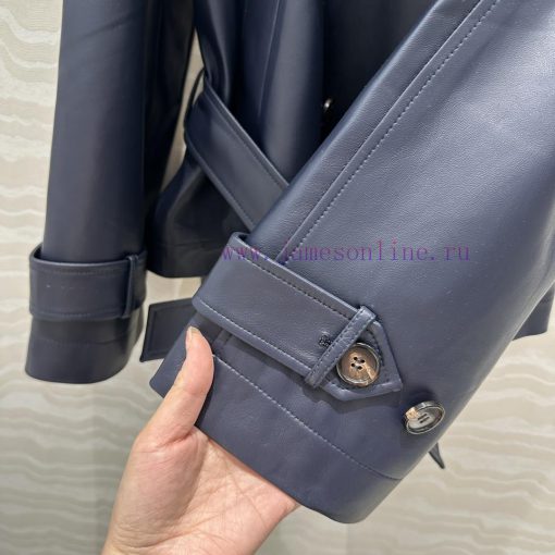 High End AW76179 MR Tyrande College Style Wear Customized Navy Blue Leather Lapel Outline Motor fpau4b30 - Image 7