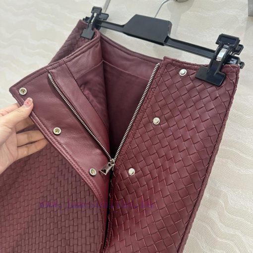High End AB76152 BV Weaving Technology Retro Modern Fashion Essential With Split Design Leather 06hjop0a - Image 7