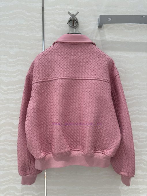 High End AW76385 BV Weaving Craftsmanship Retro Modern Fashion Essential Leather Jacket With Do xavb5bx9 - Image 10