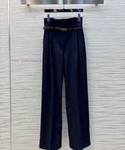 CK77083 Louis Vuitton 25 Spring/Summer Classic Floral Belt Decoration Suit Pants With Simple An iyegcnqv