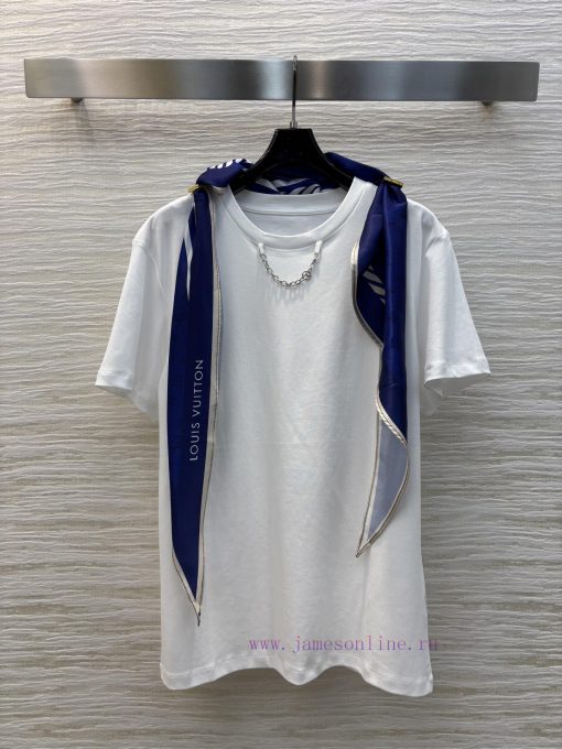 CT77086 Louis Vuitton 25 Spring/Summer New Collection Custom Chain Accessories For Scarves And fc5n6eij