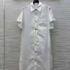 CL77088 Schiaparelli Shirt Style Design Dress Features A Variety Of Button Decorations Each But bxfowfk0