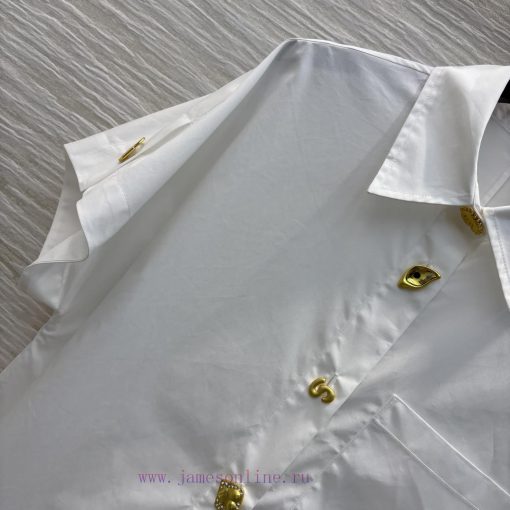 CL77088 Schiaparelli Shirt Style Design Dress Features A Variety Of Button Decorations Each But bxfowfk0 - Image 4