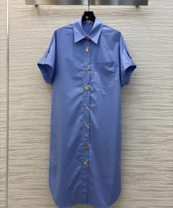 CL77088 Schiaparelli Shirt Style Design Dress Features A Variety Of Button Decorations Each But gw7r75ws