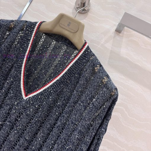 High End AT76556 Walking High-end Bc Old Money Style Outfit Italian Aesthetic Color Scheme Stri i6ovw27t - Image 4