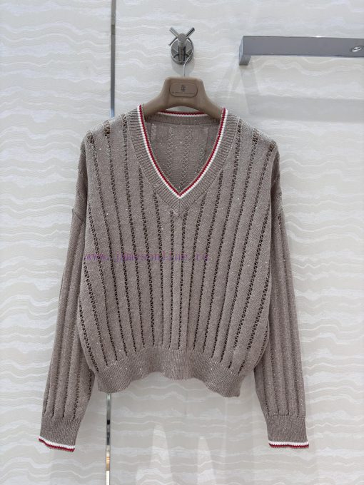 High End AT76556 Walking High-end Bc Old Money Style Outfit Italian Aesthetic Color Scheme Stri dvfqjkev - Image 2