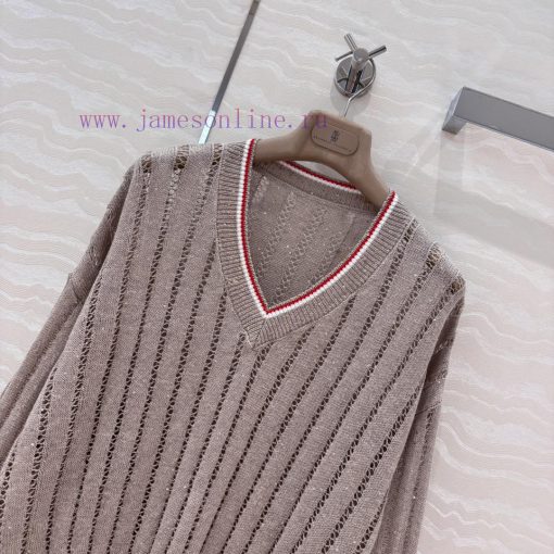 High End AT76556 Walking High-end Bc Old Money Style Outfit Italian Aesthetic Color Scheme Stri dvfqjkev - Image 3