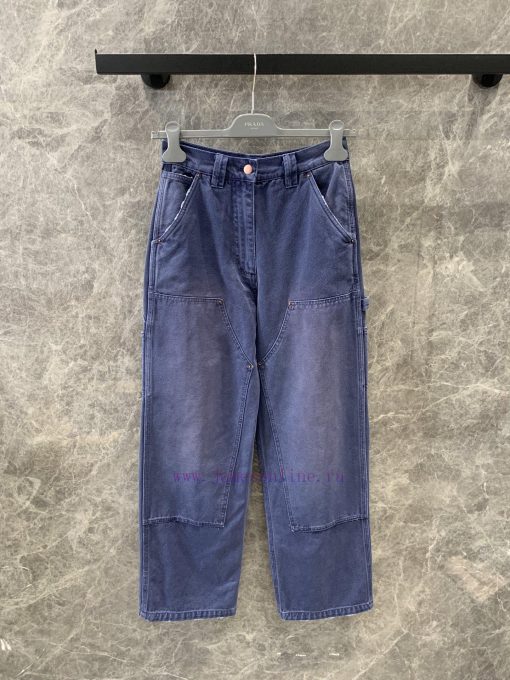 ZK60905 Prada 25Ss Spring/Summer New Canvas Work Pants | YB Developed Martin Cloth Is Also A Ty khupti0h - Image 2