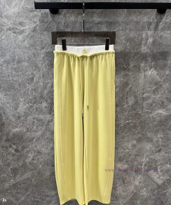 ZK60908 Chanel 25Ss Spring/Summer New Color Contrast Waist Drawstring Casual Pants 丨 Available ncl52xdy