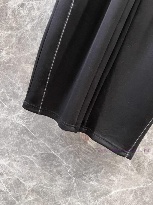ZK60908 Chanel 25Ss Spring/Summer New Color Contrast Waist Drawstring Casual Pants 丨 Available iyq90bwf - Image 8