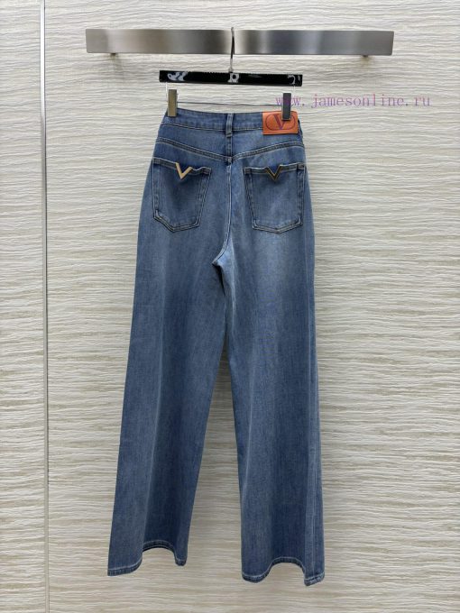CK77107 Has A Long Leg Effect With A 25ss Back Pocket And V Metal Inlaid Wide Leg Jeans. The St xwcxhiyg - Image 8