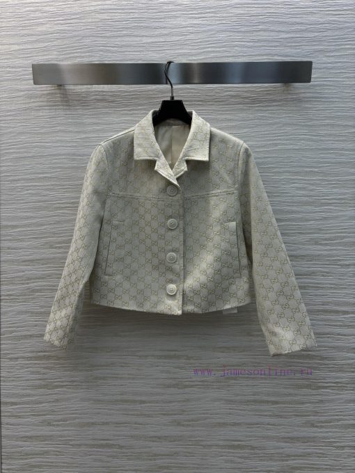 CW77109 Gucci 25 Early Spring New Collection Classic Double G Oldflower Series Collar Short Lon y69nz0u1