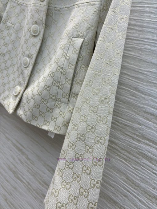 CW77109 Gucci 25 Early Spring New Collection Classic Double G Oldflower Series Collar Short Lon y69nz0u1 - Image 7