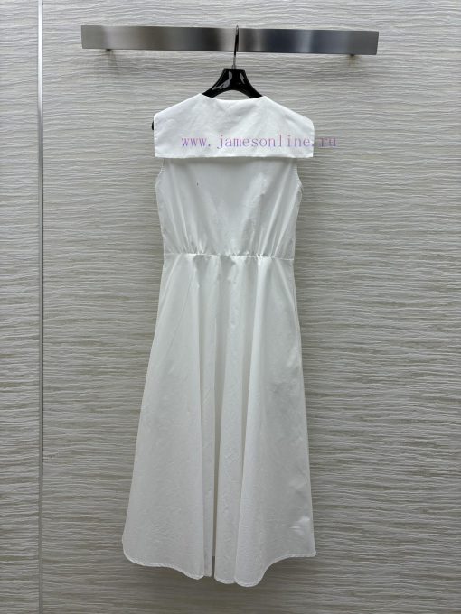 CL77111 Miu Miu 25 Spring/Summer College Style Navy Collar Sleeveless Dress With Youthful And E be6pyzrm - Image 8