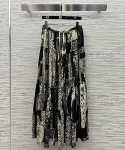CB77116 Niche Design 25 Spring And Summer Summer Seaside Vacation Style Retro Lace Printed Half a24nopuo