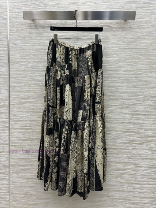 CB77116 Niche Design 25 Spring And Summer Summer Seaside Vacation Style Retro Lace Printed Half a24nopuo - Image 8
