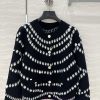 High End AW76729 Coco Chanel 25P High-end Pearl Series Cashmere Cardigan With Relief Three-dime l7z7e4yw