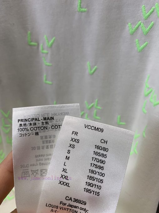 ZT56977 Louis Vuittin * 24 Spring/Summer New Starry Sky Embroidered Short Sleeve Round Neck T-s e91pohtp - Image 10